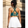 image:imageRUNNING GIRL Sports Bra for Women Molded Cup High Impact Sports Bras for Women with Sewn in PadsCteal