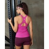 image:imageRUNNING GIRL Tank top with Built in Bra for WomenCompression Shirts Crisscross Back Workout Yoga TopsZbright Pink