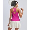 image:imageRUNNING GIRL Tank top with Built in Bra for WomenCompression Shirts Crisscross Back Workout Yoga TopsZbright Pink