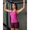 image:imageRUNNING GIRL Tank top with Built in Bra for WomenCompression Shirts Crisscross Back Workout Yoga TopsZbright Pink