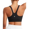 image:imageRUNNING GIRL Sports Bra for Women Molded Cup High Impact Sports Bras for Women with Sewn in PadsAblack