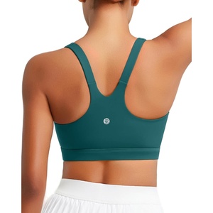 image:imageRUNNING GIRL Sports Bra for Women Molded Cup High Impact Sports Bras for Women with Sewn in PadsAteal