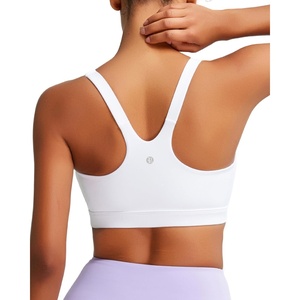 image:imageRUNNING GIRL Sports Bra for Women Molded Cup High Impact Sports Bras for Women with Sewn in PadsAwhite