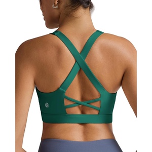 image:imageRUNNING GIRL Sports Bra for Women Molded Cup High Impact Sports Bras for Women with Sewn in PadsCteal