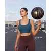 image:imageRUNNING GIRL Sports Bras for Women High SupportAdjustable Strap Molded Cup Sports Bra with Swen PadsDeep Blue