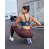 image:imageRUNNING GIRL Sports Bras for Women High SupportAdjustable Strap Molded Cup Sports Bra with Swen PadsDeep Blue