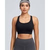 image:imageRUNNING GIRL Sports Bras for Women High SupportMolded Cup Racerback Sports Bra with Sewn in Pads Workout Running BraWX3176BlackS