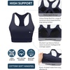 image:imageRUNNING GIRL Sports Bras for Women High SupportMolded Cup Racerback Sports Bra with Sewn in Pads Workout Running BraWX3176Navy BlueXXL