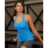 image:imageRUNNING GIRL Workout Tops for WomenRacerback Tank Tops with Built in BrasPadded Sports Bra Yoga Tank Athletic TopsBbright Blue