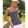 image:imageRUNNING GIRL Workout Tops for WomenRacerback Tank Tops with Built in BrasPadded Sports Bra Yoga Tank Athletic TopsDdeep Purple