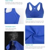 image:imageRUNNING GIRL Workout Tops for WomenRacerback Tank Tops with Built in BrasPadded Sports Bra Yoga Tank Athletic TopsZbright Blue