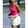 image:imageRUNNING GIRL Workout Tops for WomenRacerback Tank Tops with Built in BrasPadded Sports Bra Yoga Tank Athletic TopsZhot Pink