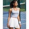 image:imageRUNNING GIRL Workout Tops for WomenRacerback Tank Tops with Built in BrasPadded Sports Bra Yoga Tank Athletic TopsZicy Grey