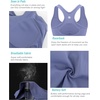 image:imageRUNNING GIRL Workout Tops for WomenRacerback Tank Tops with Built in BrasPadded Sports Bra Yoga Tank Athletic TopsZlight Blue
