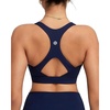 image:imageRUNNING GIRL Sports Bras for Women High SupportMolded Cup Racerback Sports Bra with Sewn in Pads Workout Running BraWX3176Navy BlueXL