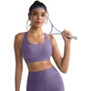 image:imageRUNNING GIRL Sports Bras for WomenHigh Impact Criss Cross Back Molded Cup Running Bra with Sewn in PadsMisty Purple