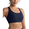 image:imageRUNNING GIRL Sports Bras for WomenHigh Impact Criss Cross Back Molded Cup Running Bra with Sewn in PadsNavy Blue