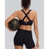 image:imageRUNNING GIRL High Impact Sports Bras for Women Adjustable Straps Bra High Support Workout Bra with Sewn in PadsBlack