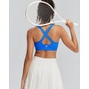 image:imageRUNNING GIRL High Impact Sports Bras for Women Adjustable Straps Bra High Support Workout Bra with Sewn in PadsCerulean Blue