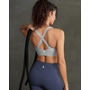 image:imageRUNNING GIRL High Impact Sports Bras for Women Adjustable Straps Bra High Support Workout Bra with Sewn in PadsIcy Grey
