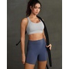 image:imageRUNNING GIRL High Impact Sports Bras for Women Adjustable Straps Bra High Support Workout Bra with Sewn in PadsIcy Grey