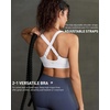 image:imageRUNNING GIRL High Impact Sports Bras for Women Adjustable Straps Bra High Support Workout Bra with Sewn in PadsWhite