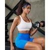 image:imageRUNNING GIRL High Impact Sports Bras for Women Adjustable Straps Bra High Support Workout Bra with Sewn in PadsWhite