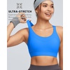 image:imageRUNNING GIRL Sports Bra for Women High Support Molded Cup High Impact Sports Bras with Sewn in Pads Strappy Running BraElectric Blue