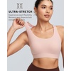 image:imageRUNNING GIRL Sports Bra for Women High Support Molded Cup High Impact Sports Bras with Sewn in Pads Workout Running BraBlush Pink