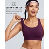 image:imageRUNNING GIRL Sports Bra for Women High Support Molded Cup High Impact Sports Bras with Sewn in Pads Workout Running BraDark Purple