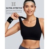 image:imageRUNNING GIRL Sports Bra for Women High Support Molded Cup High Impact Sports Bras with Sewn in Pads Workout Running BraMidnight Black