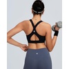 image:imageRUNNING GIRL Sports Bra for Women High Support Molded Cup High Impact Sports Bras with Sewn in Pads Workout Running BraMidnight Black