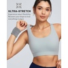 image:imageRUNNING GIRL Sports Bra for Women High Support Molded Cup High Impact Sports Bras with Sewn in Pads Workout Running BraMist Grey