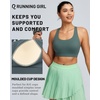 image:imageRUNNING GIRL Sports Bra for Women High Support Molded Cup High Impact Sports Bras with Sewn in Pads Workout Running BraMisty Green