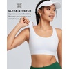 image:imageRUNNING GIRL Sports Bra for Women High Support Molded Cup High Impact Sports Bras with Sewn in Pads Workout Running BraPure White