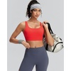 image:imageRUNNING GIRL Sports Bra for Women High Support Molded Cup High Impact Sports Bras with Sewn in Pads Workout Running BraRed