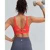 image:imageRUNNING GIRL Sports Bra for Women High Support Molded Cup High Impact Sports Bras with Sewn in Pads Workout Running BraRed