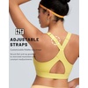 image:imageRUNNING GIRL Sports Bra for Women High Support Molded Cup High Impact Sports Bras with Sewn in Pads Workout Running BraSunny Yellow