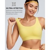 image:imageRUNNING GIRL Sports Bra for Women High Support Molded Cup High Impact Sports Bras with Sewn in Pads Workout Running BraSunny Yellow