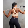 image:imageRUNNING GIRL Sports Bra for WomenAdjustable Straps Supportive High Impact Sports Bra with Sewn in PadsAbeige