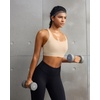 image:imageRUNNING GIRL Sports Bra for WomenAdjustable Straps Supportive High Impact Sports Bra with Sewn in PadsAbeige