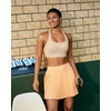image:imageRUNNING GIRL Sports Bra for WomenAdjustable Straps Supportive High Impact Sports Bra with Sewn in PadsAbeige