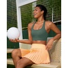 image:imageRUNNING GIRL Sports Bra for WomenAdjustable Straps Supportive High Impact Sports Bra with Sewn in PadsAdark Green
