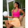 image:imageRUNNING GIRL Sports Bra for WomenAdjustable Straps Supportive High Impact Sports Bra with Sewn in PadsAhot Pink