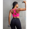 image:imageRUNNING GIRL Sports Bra for WomenAdjustable Straps Supportive High Impact Sports Bra with Sewn in PadsAhot Pink
