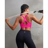 image:imageRUNNING GIRL Sports Bra for WomenAdjustable Straps Supportive High Impact Sports Bra with Sewn in PadsAhot Pink