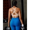 image:imageRUNNING GIRL Sports Bra for WomenY Back Molded Cup Strappy Running High Impact Sports Bra with Sewn in PadsBeige