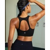 image:imageRUNNING GIRL Sports Bras for Women Moulded Cup High Impact Workout Black Sports Bra Racerback Yoga Bra High SupportWX3068 Black XXL