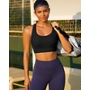 image:imageRUNNING GIRL Sports Bras for Women Moulded Cup High Impact Workout Black Sports Bra Racerback Yoga Bra High SupportWX3068 Black XXL