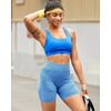 image:imageRUNNING GIRL Sports Bras for Women Moulded Cup High Impact Workout Blue Sports Bra Racerback Yoga Bra High SupportWX3068 Bright Blue XL